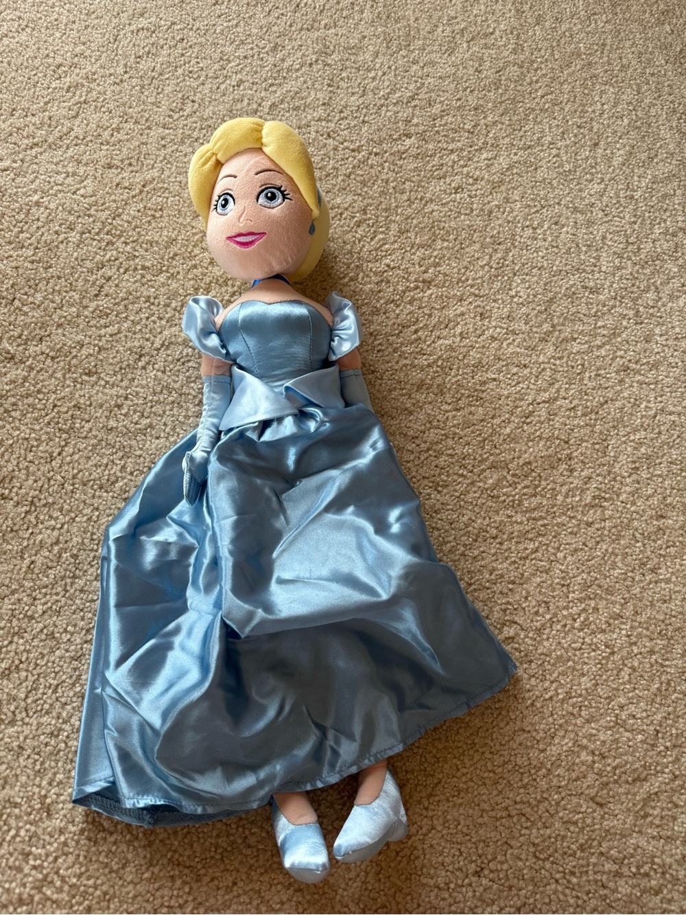 Disney Cinderella Princess Doll Plush Toy - Kids Plush Dress Doll